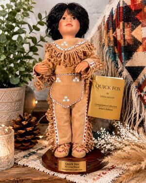 Georgetown Collection Quick Fox Artist Edition Doll by Linda Mason Native Doll